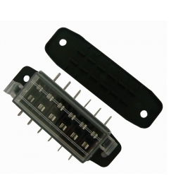 VP91010 6 Way Blade Fuse Block With rubber pad & cover