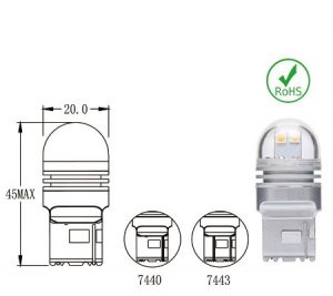 VP70018 3D Plus LED Bulb T20