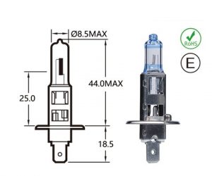 VP74001 H1 Halogen Bulb, Night Premium +80%