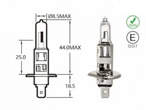 VP74007 OEM Standard H1 Halogen Bulb