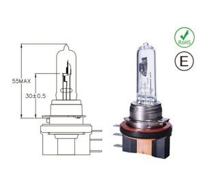 VP74013 OEM Standard H15 Halogen Bulb