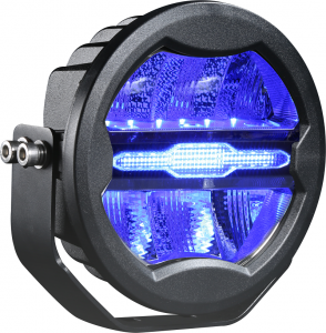 VP21016 New 9” Round LED Driving Light 80W, ECE R112, R7, R10, Dual color position lamp