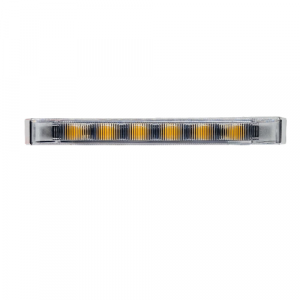 VP10044 Nano 6 Led warning lighthead, 10-30V, Amber, ECE R65, R10, CISPR25 Class 3