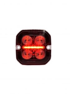 VP10038-02 LED slim pad with Dual color position lamp ECE R65 R10, R148, IP69K