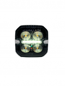 VP10038-03 LED slim pad with Dual color position lamp ECE R65 R10, R148, IP69K
