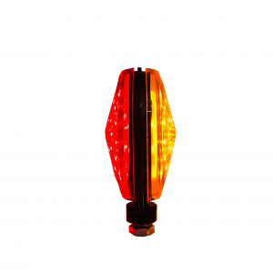 VP32001-04 LED Double Face lamp, RED /AMBER 10-30V, ECE R10