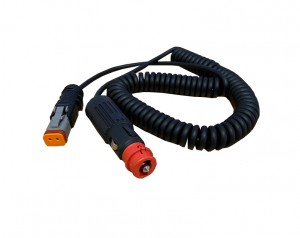 VP58005 10M spiral cable with Cig/plug, PU cable