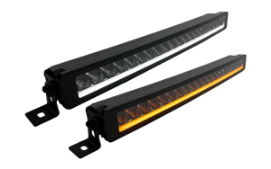 VP21025 The New Curved LED Light Bar with dual color position lamp Plus strobe function ECE
