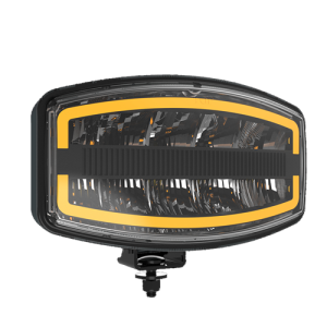 VP21028 OVAL LED Driving Light with Dual color position light, 10-30V, ECE R149/148