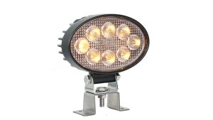 VP20034 Combi Flash 8LED Oval Work lamp with strobe ECE R65, R10, 24W