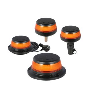 V-PRO VP13061 LED Beacon, Amber Lens Amber, Auto Dim ECE R65 Class 2, TA2, R10